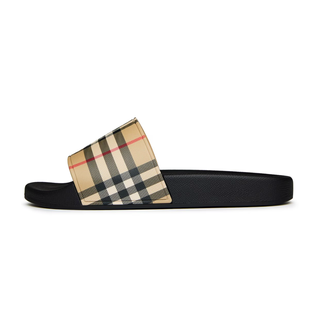 vintage check slides