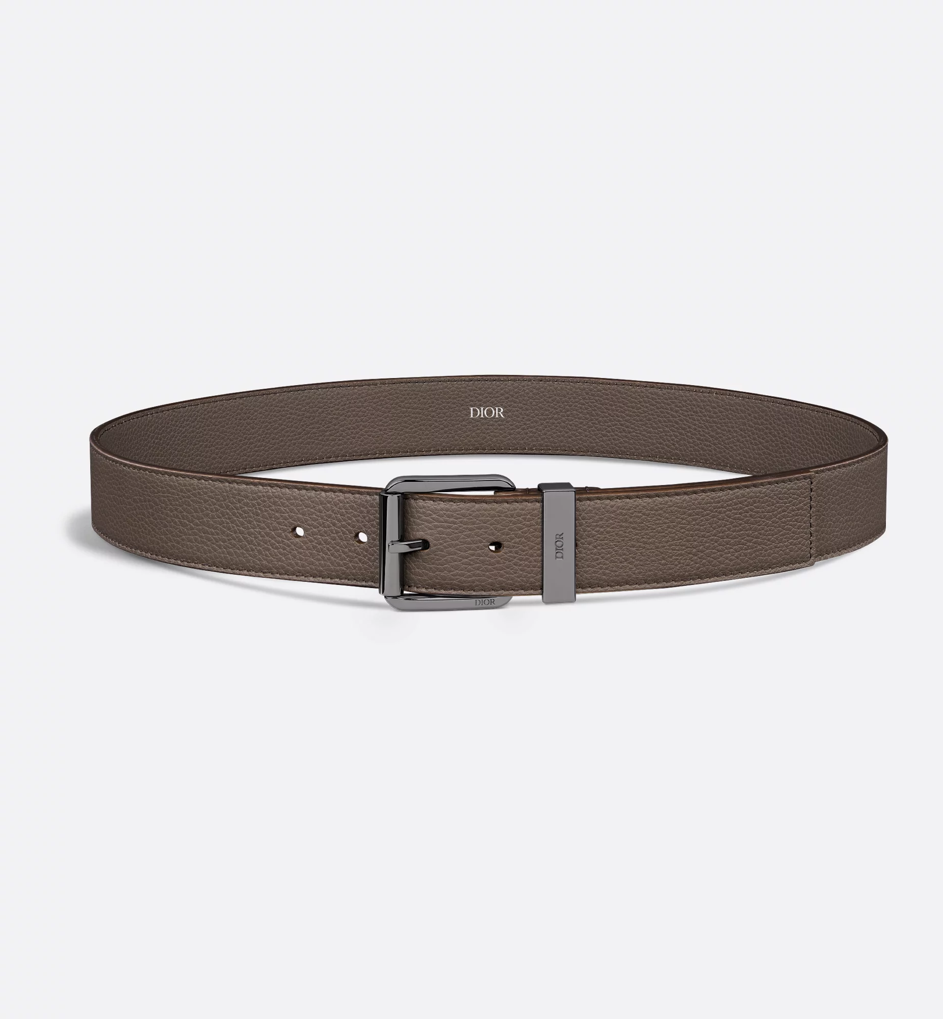 4333RUTAMH00M_E01.webp Brown Grained Belt - Image 1