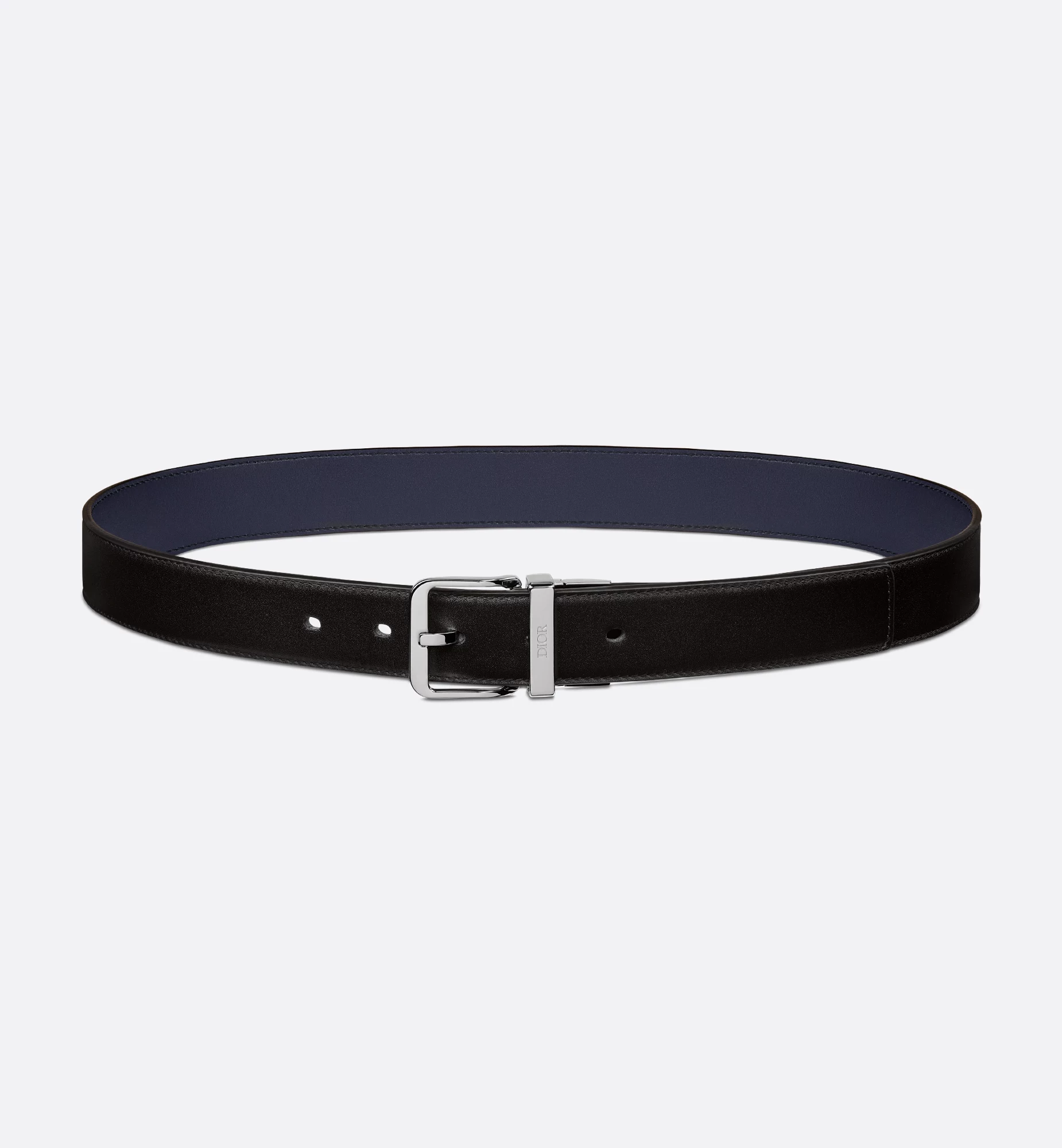 4403PLXQUH41Q_E01-1.webp Reversible Black and Navy Smooth Belt - Image 1