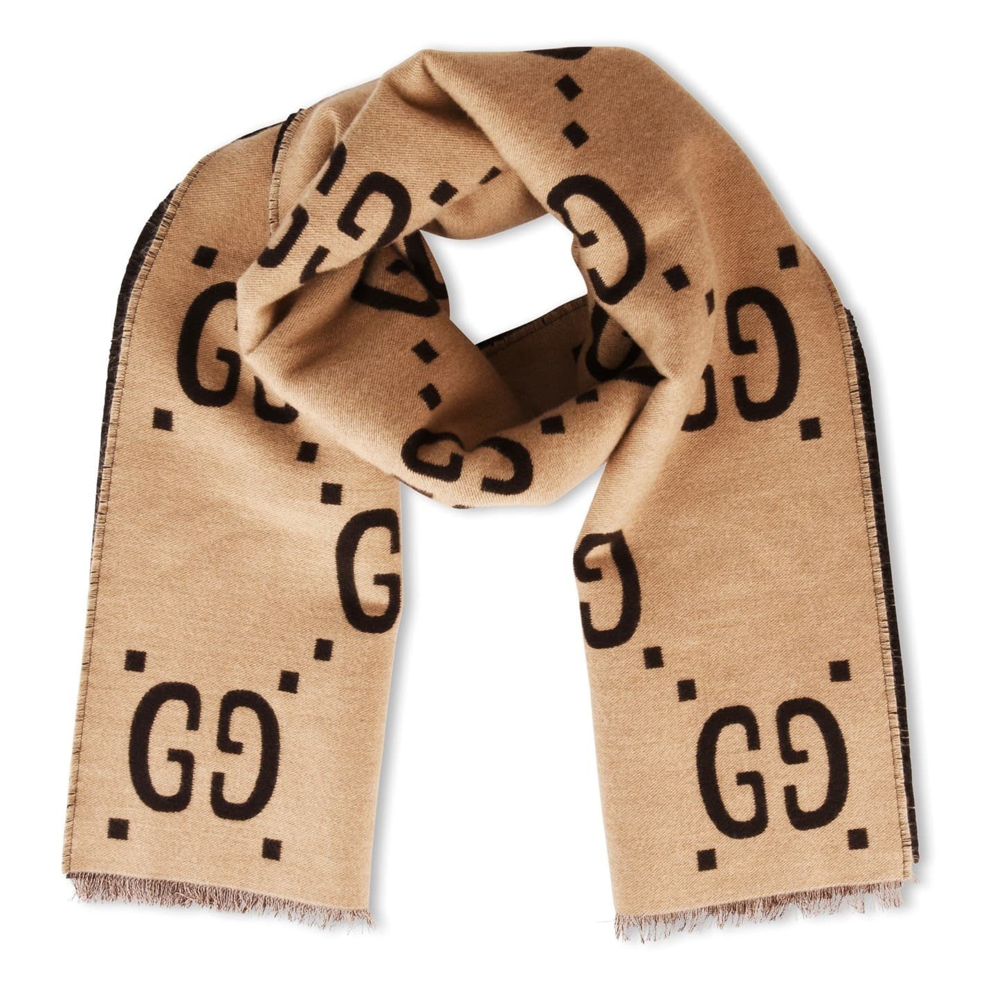 jacquard wool gg scarf (copy)