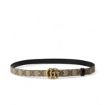 Jacquard Leather Marmont Reversible Belt