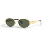 Oval Metal Frame Sunglasses