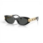 Oval Greca Detail Sunglasses