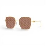 FF Monogram Square Sunglasses