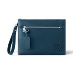 Debossed Leather Pouch