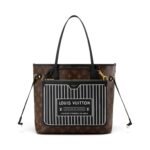 Neverfull MM Tote – Inside Out Black Leather